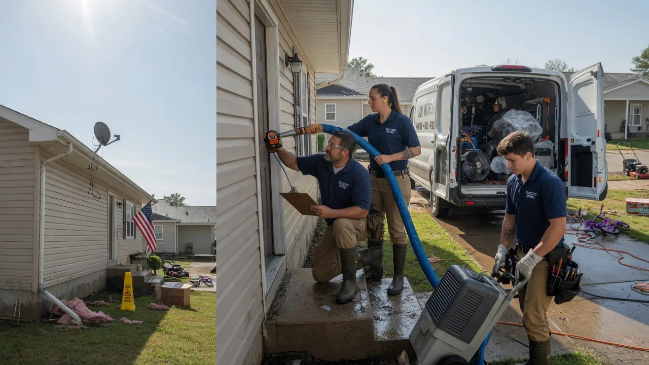 Ceiling Water Damage Restoration in Egan, LA near me